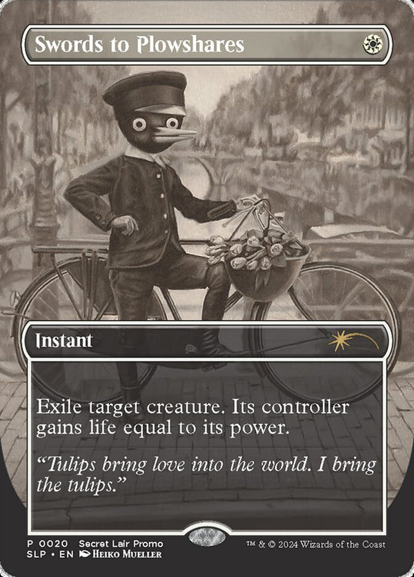 【Foil】(Promo-SLP)Swords to Plowshares/剣を鍬に【No.0020】【英語】